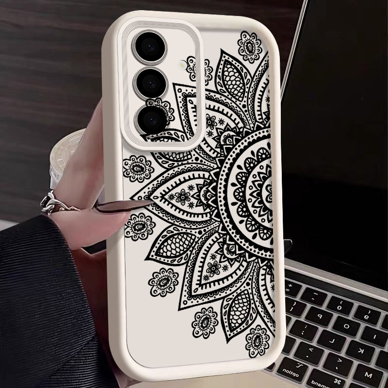 Phone Cases For Samsung A14 - Чехол с ретро-цветочным узором для Samsung