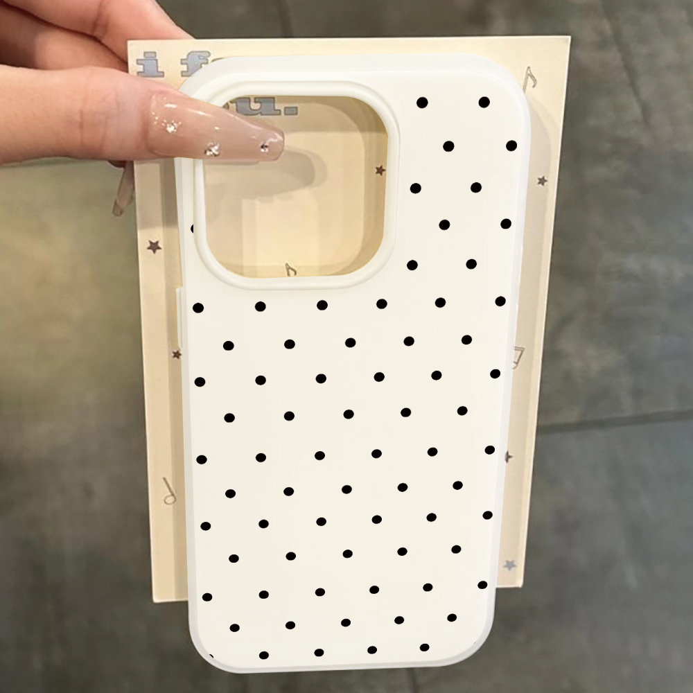 Phone Cases Galaxy S24 - Минималистичный чехол в горошек с защитой