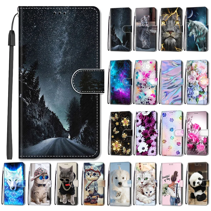 Phone Cases On Sale - Флип-чехол с цветочным узором для Samsung