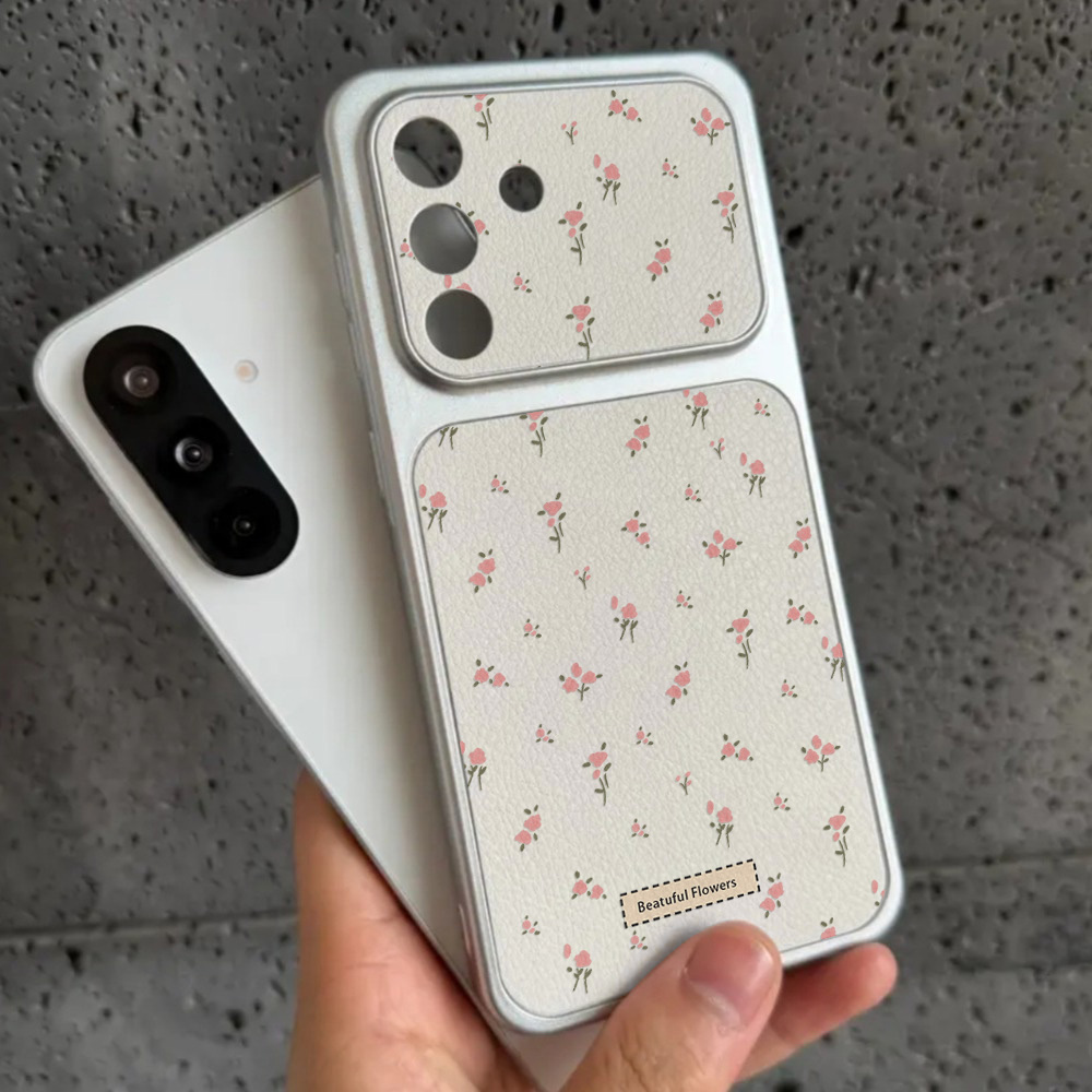 Phone Cases With Camera Cover - Кожаный чехол-накладка с окном для камеры