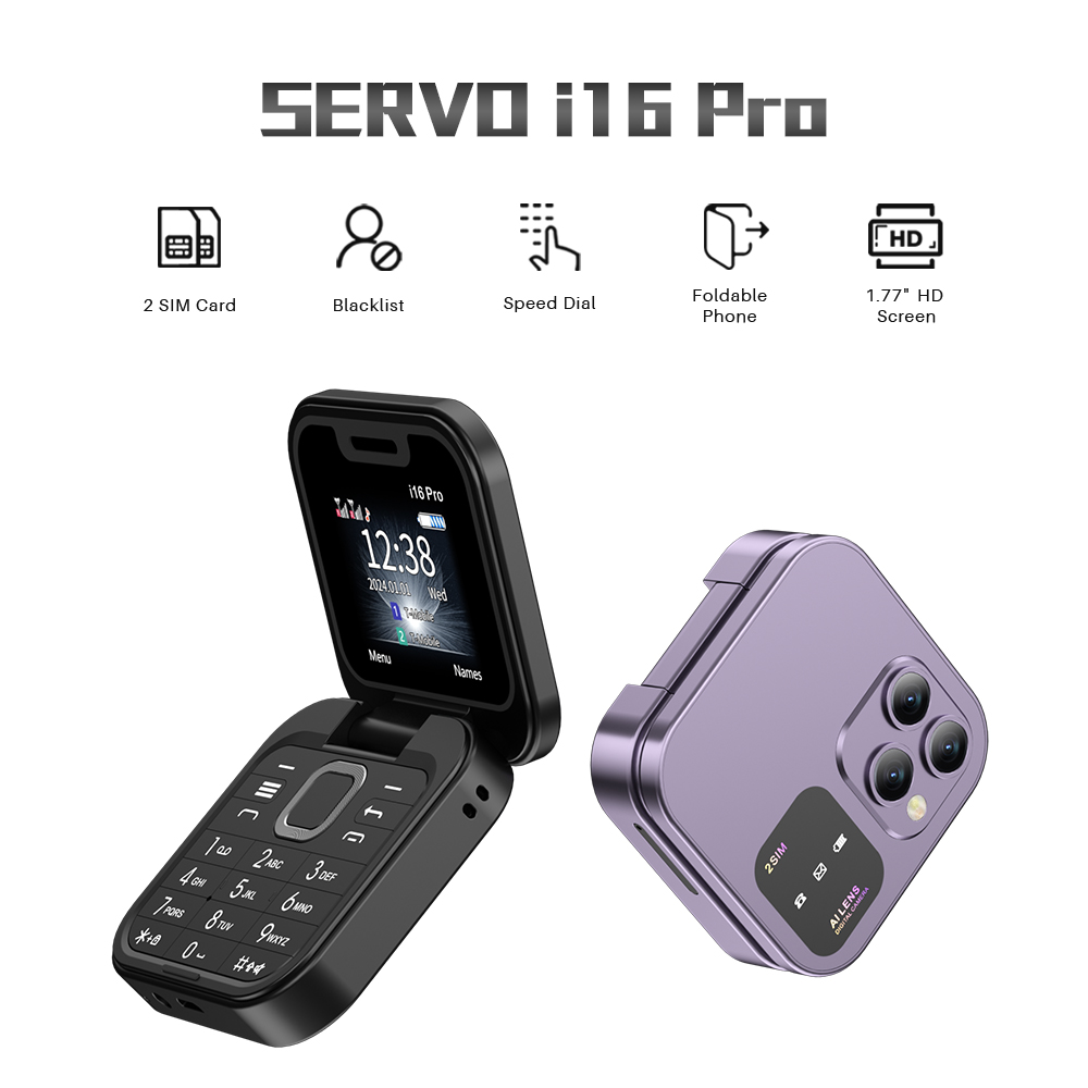 Phone Cases Verizon - SERVO 2025 Новый мини-раскладной мобильный телефон