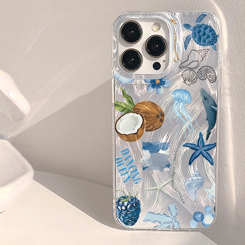 Phone Cases Beach - Противоударный чехол Blue Ocean Beach для