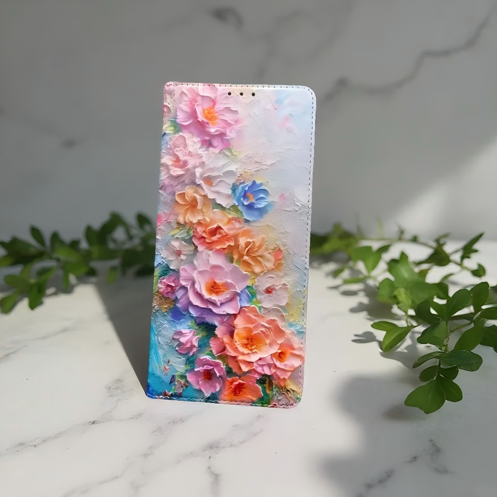 Phone Cases Galaxy S24 - Кожаный чехол-кошелек с магнитной застежкой и