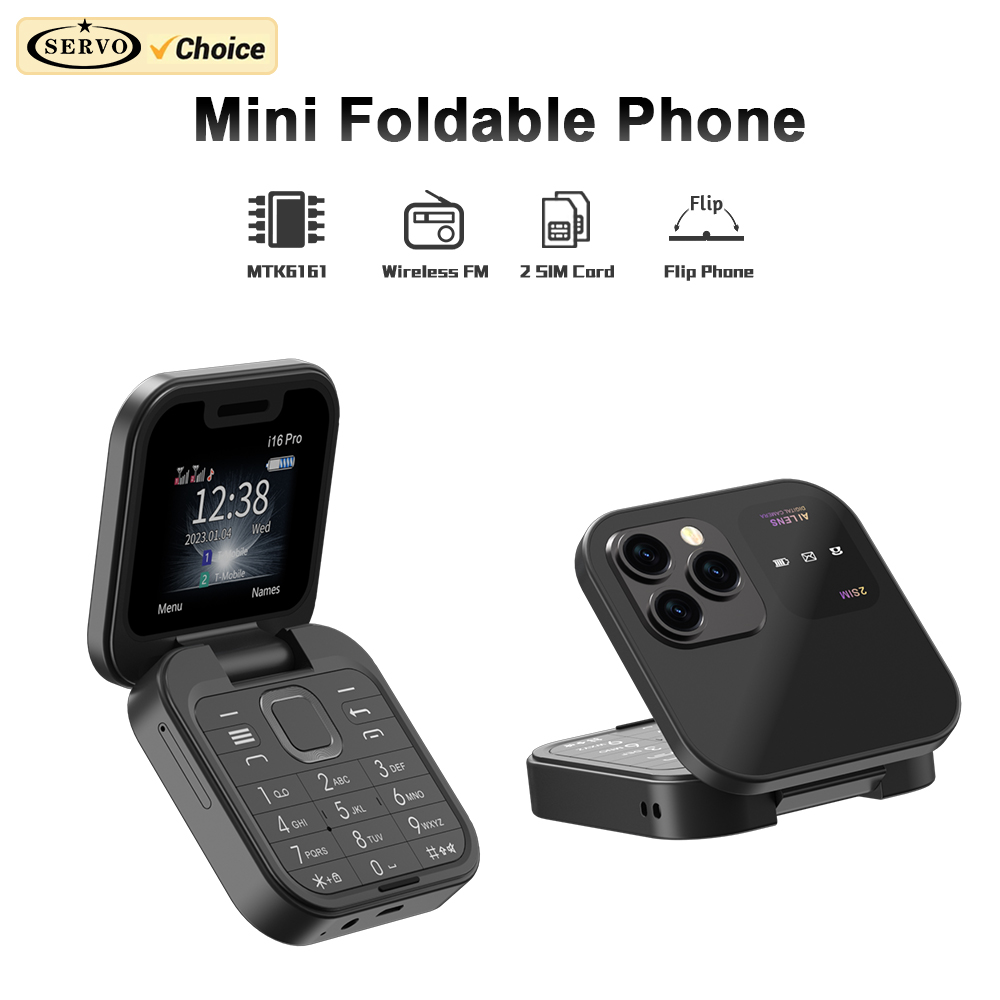 Phone Cases Verizon - SERVO i16Pro Малый складной телефон Автоматическая