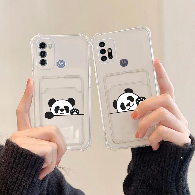 Phone Cases Zebra - Прозрачный чехол для телефона с карманом