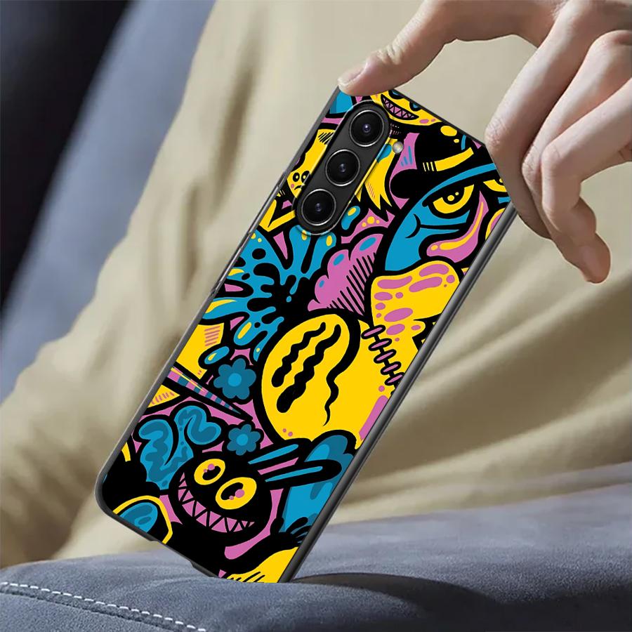 Phone Cases Z Fold 6 - Чехол с мультяшным дизайном граффити для