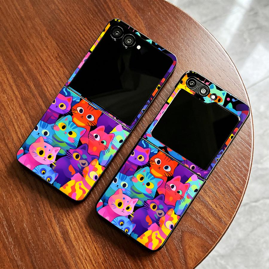 Phone Cases Z Fold 6 - Чехол-накладка Full Cover Cat для Samsung