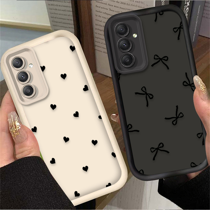 Черный чехол с сердечками и ба – обзор и цена Phone Cases For Samsung A14