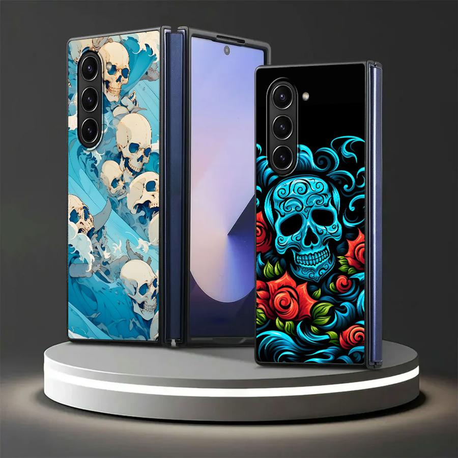 Чехол с рисунком черепа для Sa – обзор и цена Phone Cases Z Fold 6