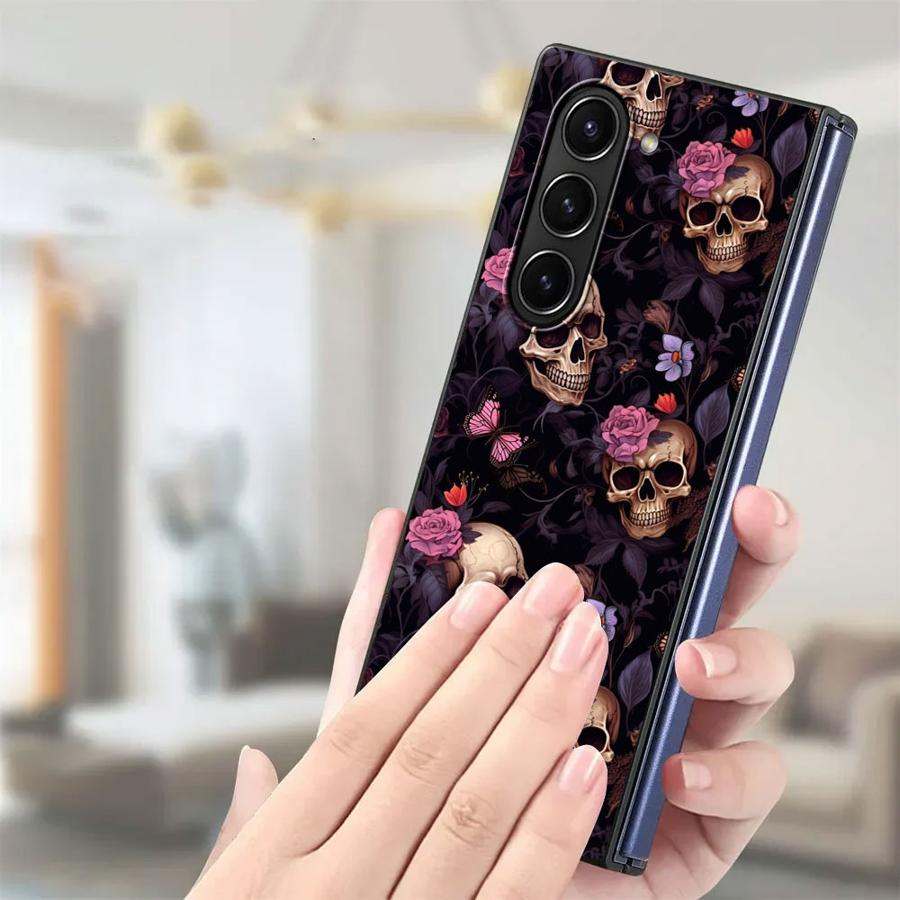 Чехол с рисунком черепа для Sa – обзор и цена Phone Cases Z Fold 6