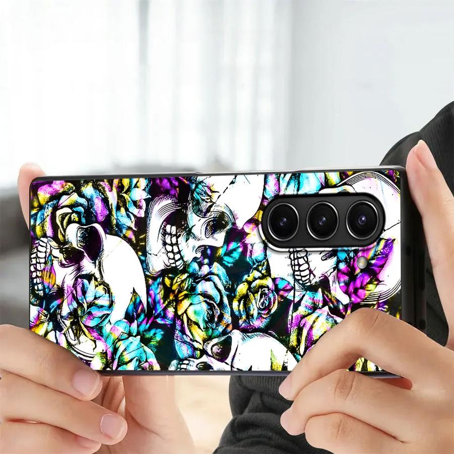 Чехол с рисунком черепа для Sa – обзор и цена Phone Cases Z Fold 6